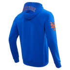 MLB NEW YORK METS CLASSIC CHENILLE MEN'S DK FZ HOODIE (ROYAL BLUE)