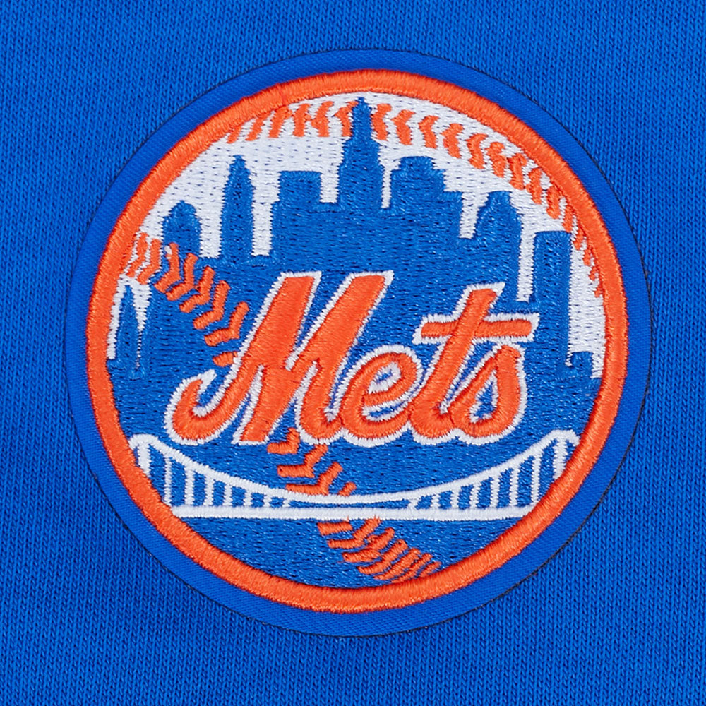 MLB NEW YORK METS CLASSIC CHENILLE MEN'S DK FZ HOODIE (ROYAL BLUE)