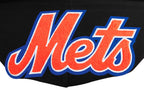 MLB NEW YORK METS CLASSIC CHENILLE MEN'S FULL ZIP PULLOVER HOODIE (BLACK)