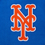 MLB NEW YORK METS LETTERMAN BLOUSON COLLÉGIAL POUR HOMME (BLEU ROYAL/BLANC)