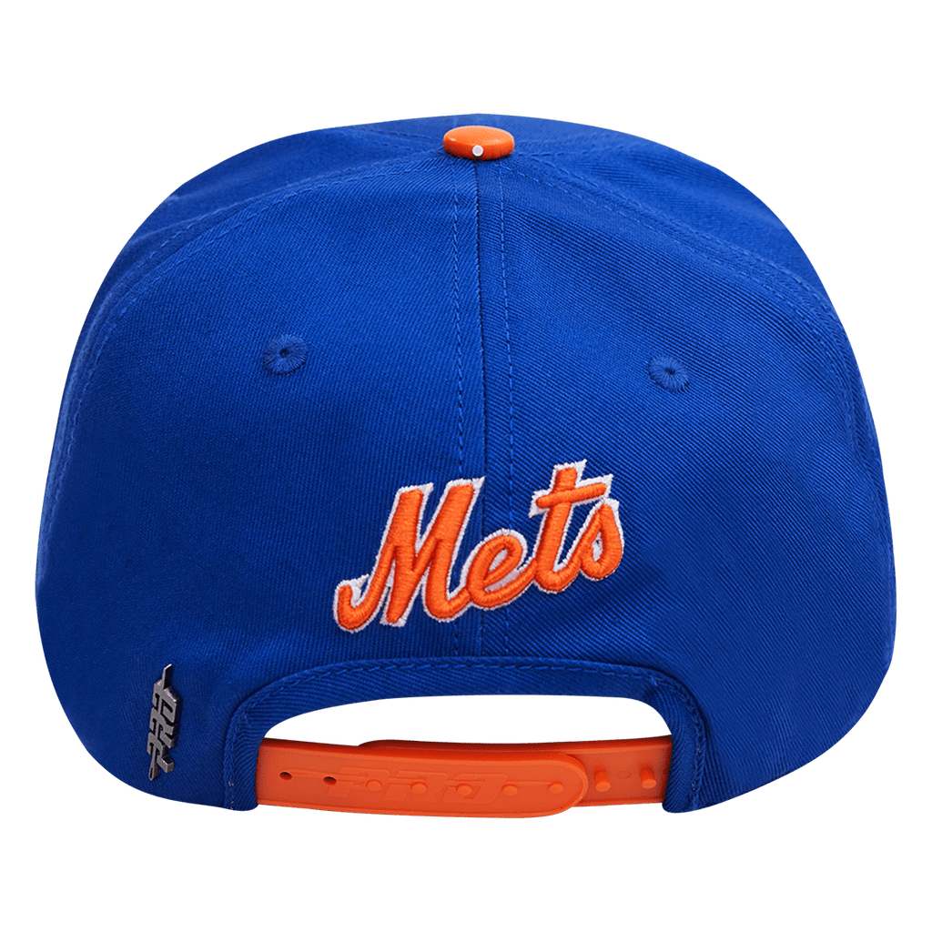 MLB NEW YORK METS CITY DOUBLE FRONT LOGO UNISEX SNAPBACK HAT (ROYAL BLUE)