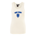 MLB NEW YORK METS TRIPLE TONAL RELAXED FIT WOMEN'S RACERBACK (EGGSHELL)