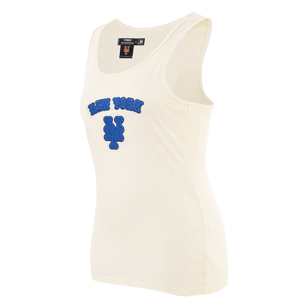 MLB NEW YORK METS TRIPLE TONAL RELAXED FIT WOMEN'S RACERBACK (EGGSHELL)