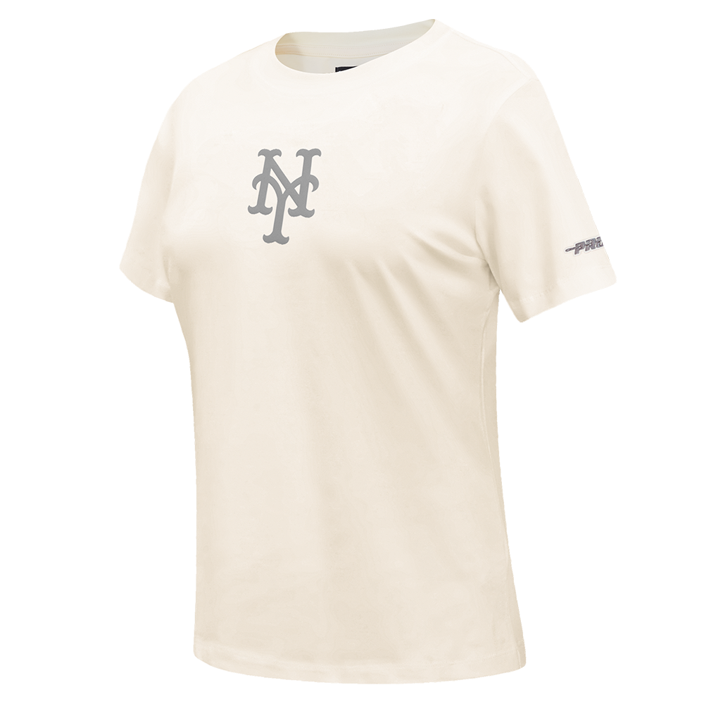 MLB NEW YORK METS STREET TEAM WOMEN'S SJ SLIM FIT TOP (EGGSHELL)