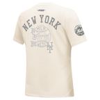 MLB NEW YORK METS STREET TEAM WOMEN'S SJ SLIM FIT TOP (EGGSHELL)