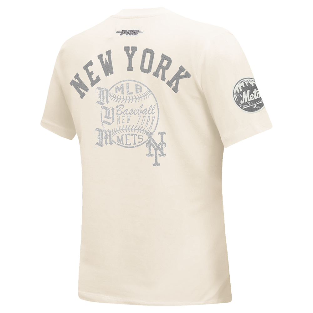 MLB NEW YORK METS STREET TEAM WOMEN'S SJ SLIM FIT TOP (EGGSHELL)