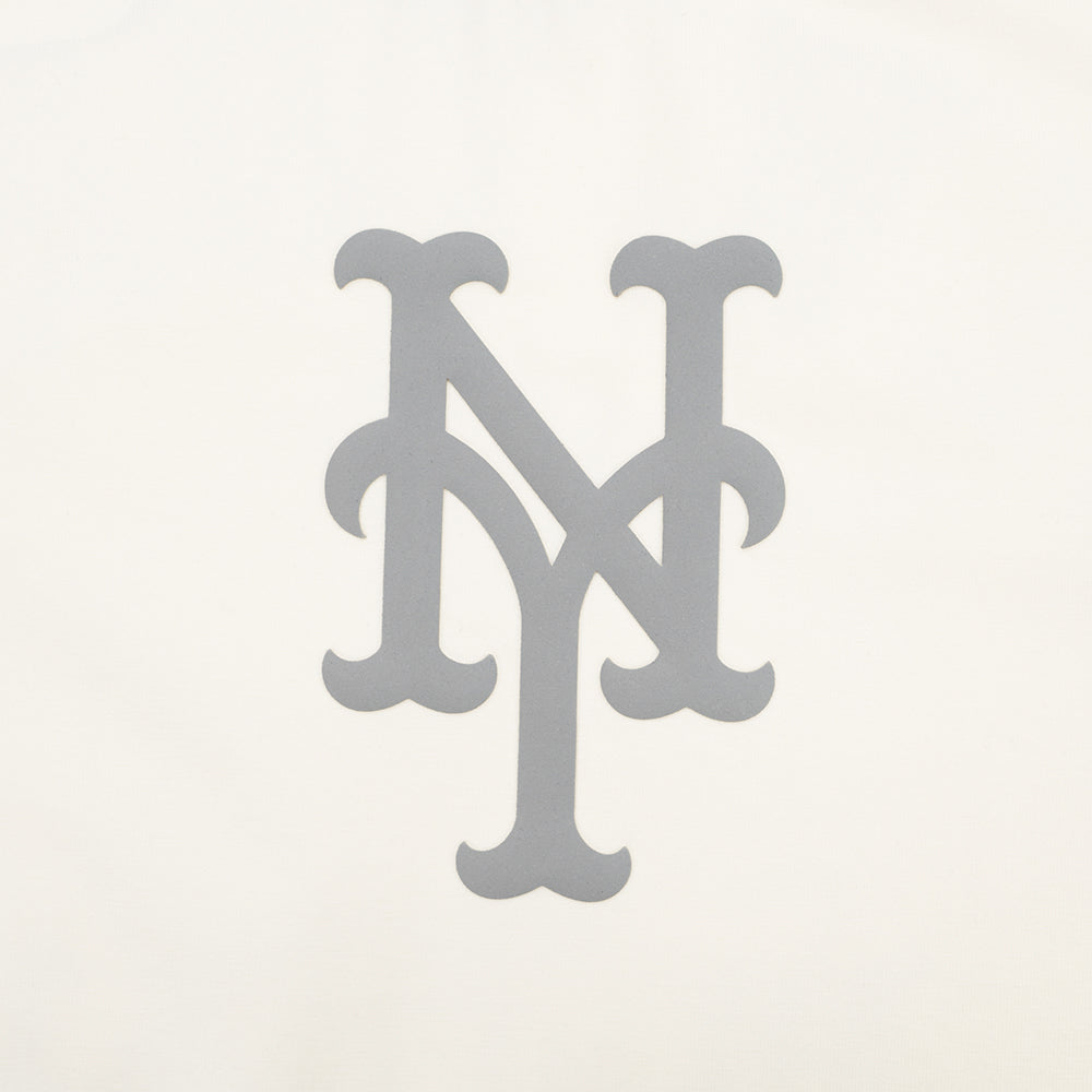 MLB NEW YORK METS STREET TEAM WOMEN'S SJ SLIM FIT TOP (EGGSHELL)