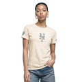 MLB NEW YORK METS STREET TEAM WOMEN'S SJ SLIM FIT TOP (EGGSHELL)