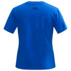 MLB NEW YORK METS CLASSIC SHORT SLEEVE WOMEN'S SINGLE JERSEY SLIM FIT TOP (ROYAL BLUE)