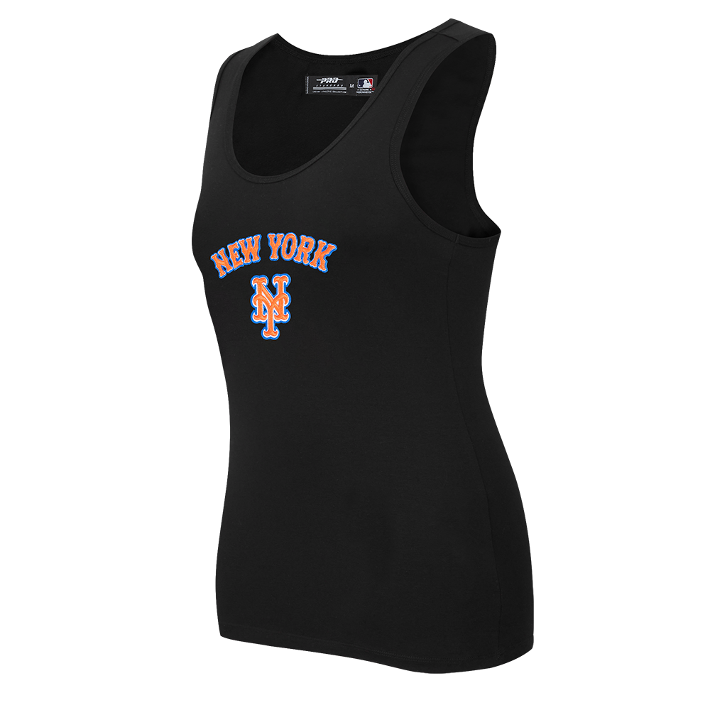MLB NEW YORK METS CLASSIC WOMEN'S RELAXED FIT RACERBACK (BLACK)