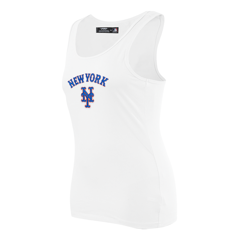 MLB NEW YORK METS CLASSIC WOMEN'S RELAXED FIT RACERBACK (WHITE)