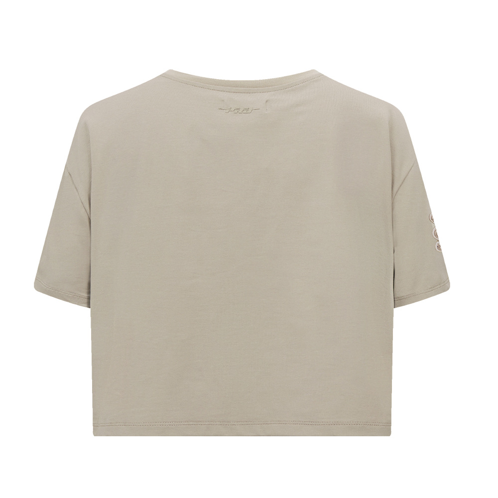 MLB NEW YORK METS NEUTRAL HAUT À COUPE CARRÉE POUR FEMME (TAUPE)