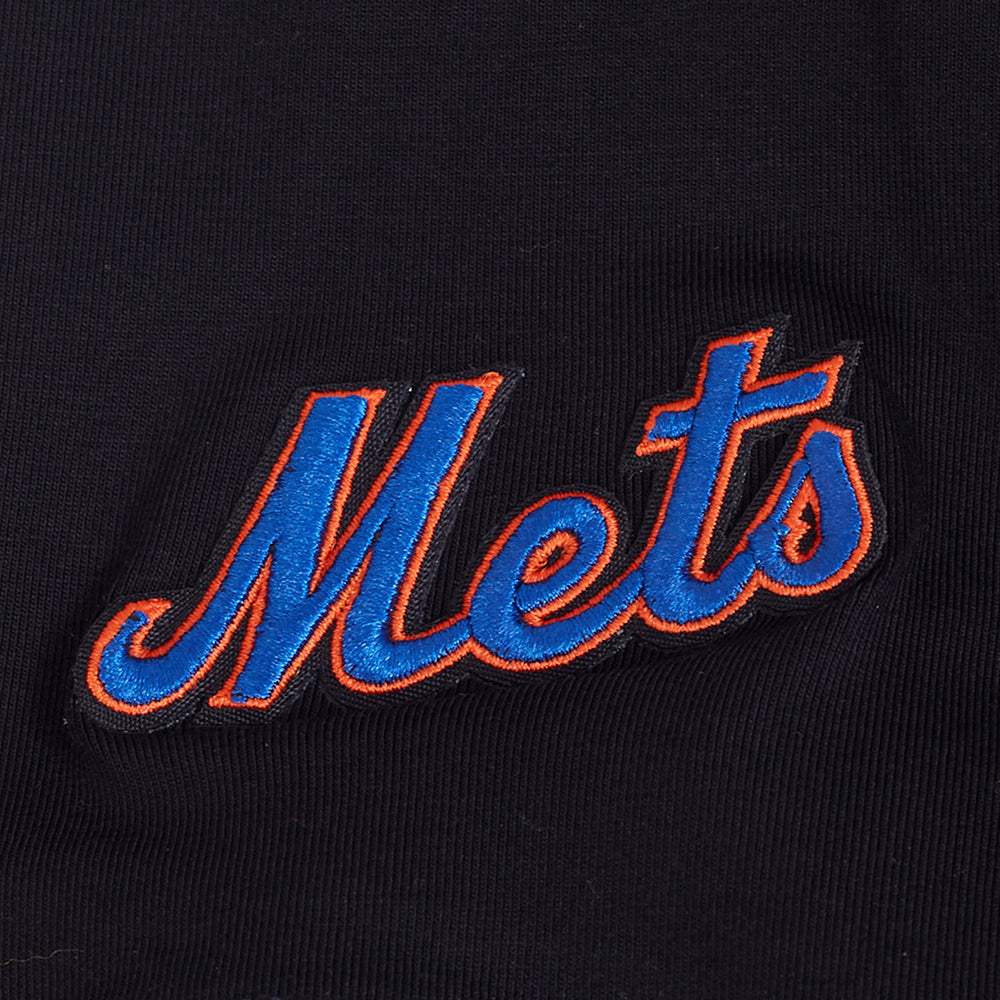 MLB NEW YORK METS CLASSIC CHENILLE WOMEN'S BODYCON DRESS (BLACK)