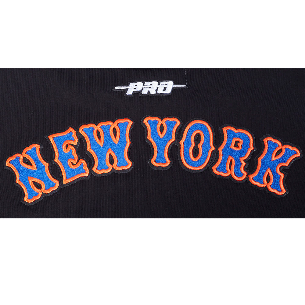 MLB NEW YORK METS CLASSIC CHENILLE WOMEN'S BODYCON DRESS (BLACK)