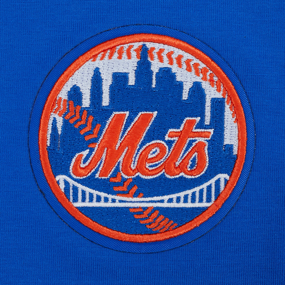 MLB NEW YORK METS CLASSIC CHENILLE ROBE MOULANTE POUR FEMME (BLEU ROYAL)