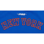 MLB NEW YORK METS CLASSIC CHENILLE ROBE MOULANTE POUR FEMME (BLEU ROYAL)