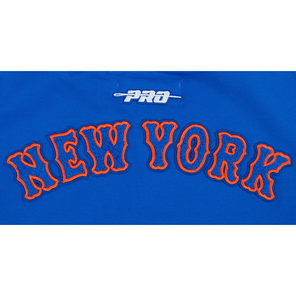 MLB NEW YORK METS CLASSIC CHENILLE ROBE MOULANTE POUR FEMME (BLEU ROYAL)