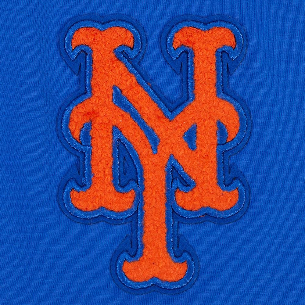 MLB NEW YORK METS CLASSIC CHENILLE ROBE MOULANTE POUR FEMME (BLEU ROYAL)