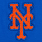 MLB NEW YORK METS CLASSIC CHENILLE ROBE MOULANTE POUR FEMME (BLEU ROYAL)