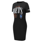 MLB NEW YORK METS ROBE MOULANTE POUR FEMME (NOIR)