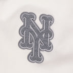 MLB NEW YORK METS REVERSE FRENCH TERRY WOMEN'S FLEECE CREWNECK (EGGSHELL)