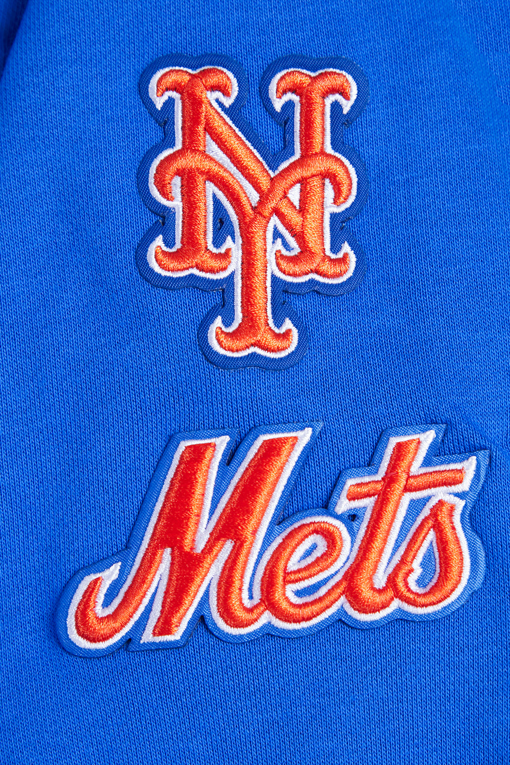 MLB NEW YORK METS CLASSIC CHANDAIL À CAPUCHON COURT POUR FEMME (BLEU ROYAL)