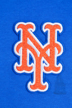 MLB NEW YORK METS CLASSIC CHANDAIL À CAPUCHON COURT POUR FEMME (BLEU ROYAL)