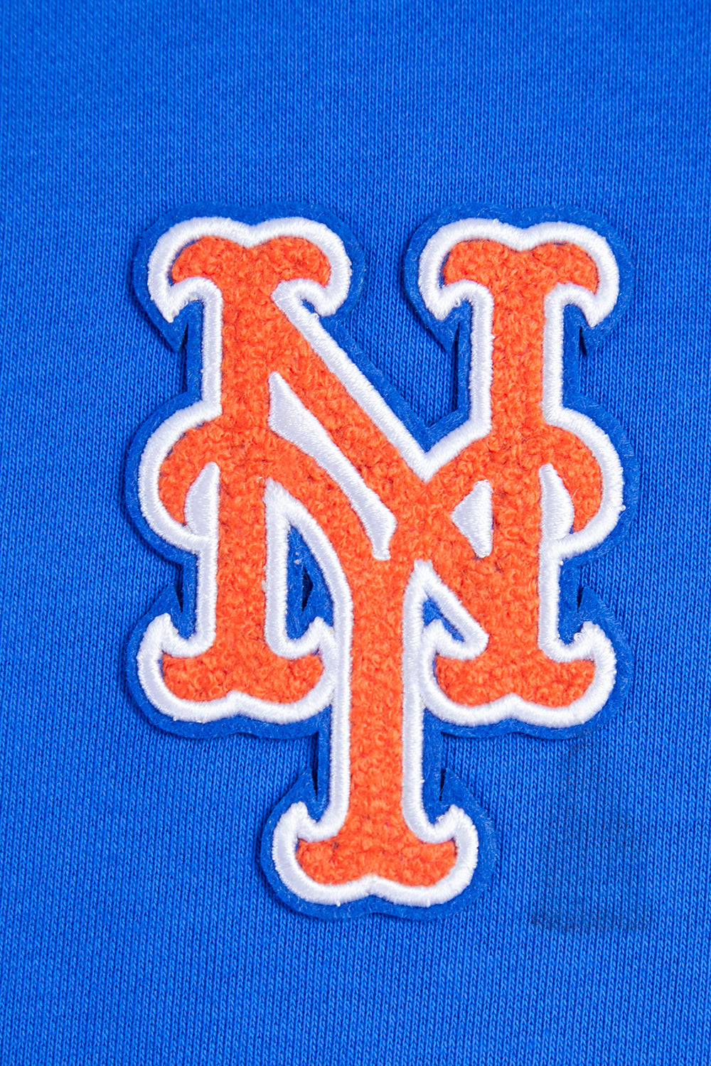 MLB NEW YORK METS CLASSIC CHANDAIL À CAPUCHON COURT POUR FEMME (BLEU ROYAL)