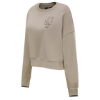 MLB NEW YORK METS NEUTRAL CHANDAIL À COL ROND POUR FEMME (TAUPE)