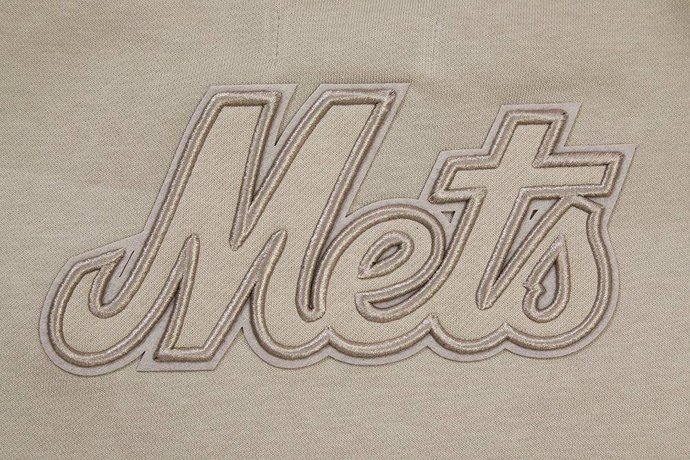 MLB NEW YORK METS NEUTRAL CHANDAIL À COL ROND POUR FEMME (TAUPE)