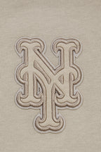 MLB NEW YORK METS NEUTRAL CHANDAIL À COL ROND POUR FEMME (TAUPE)
