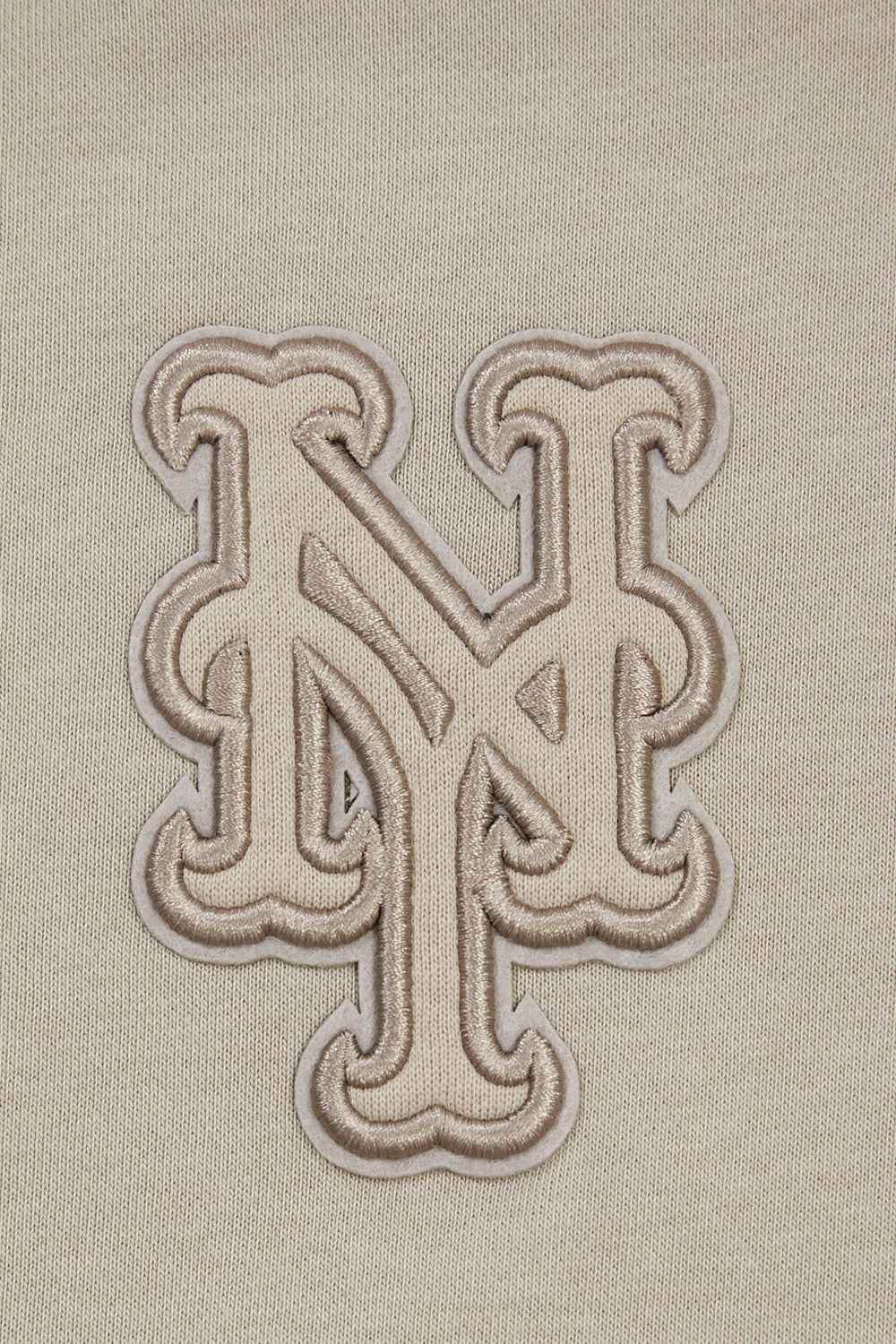 MLB NEW YORK METS NEUTRAL CHANDAIL À COL ROND POUR FEMME (TAUPE)