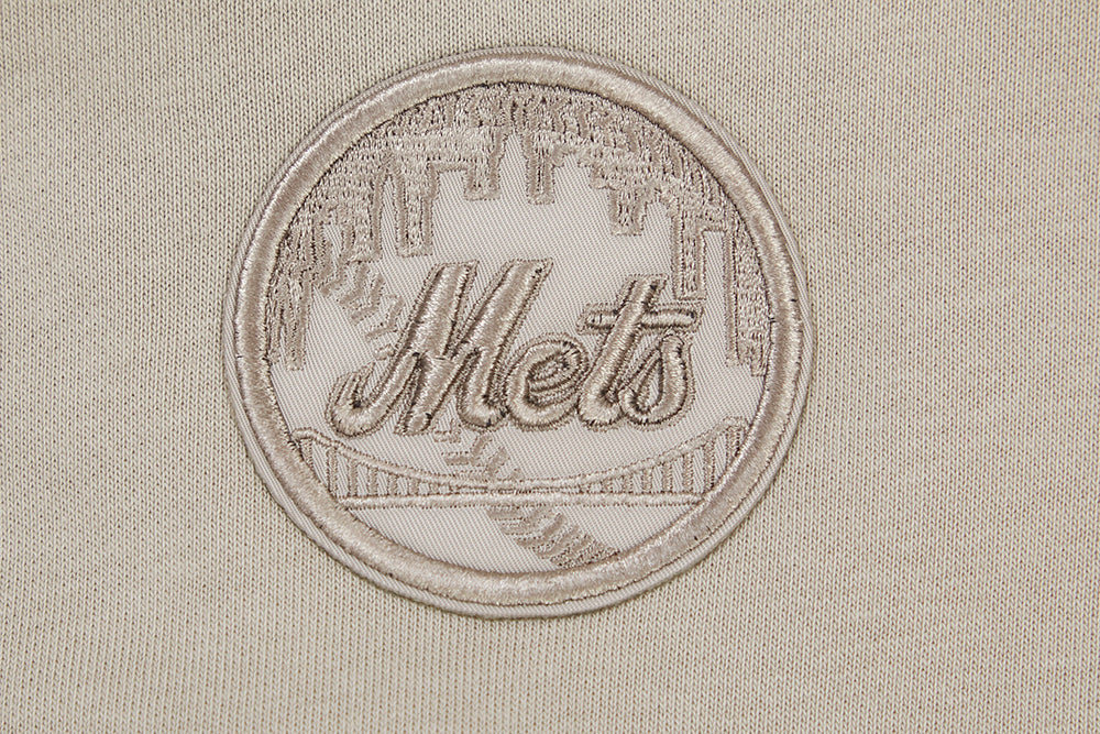 MLB NEW YORK METS NEUTRAL CHANDAIL À COL ROND POUR FEMME (TAUPE)