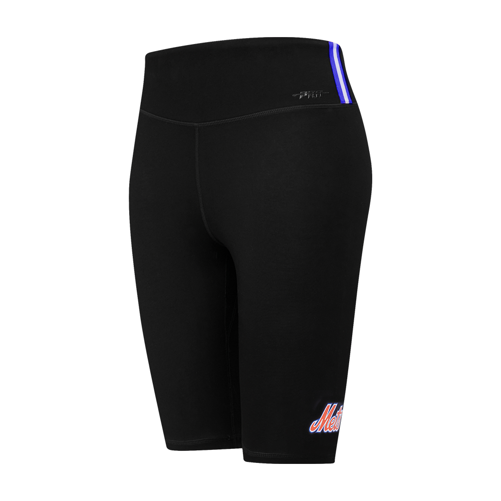 MLB NEW YORK METS CLASSIC WOMEN'S COTTON BIKE SHORT (BLACK)