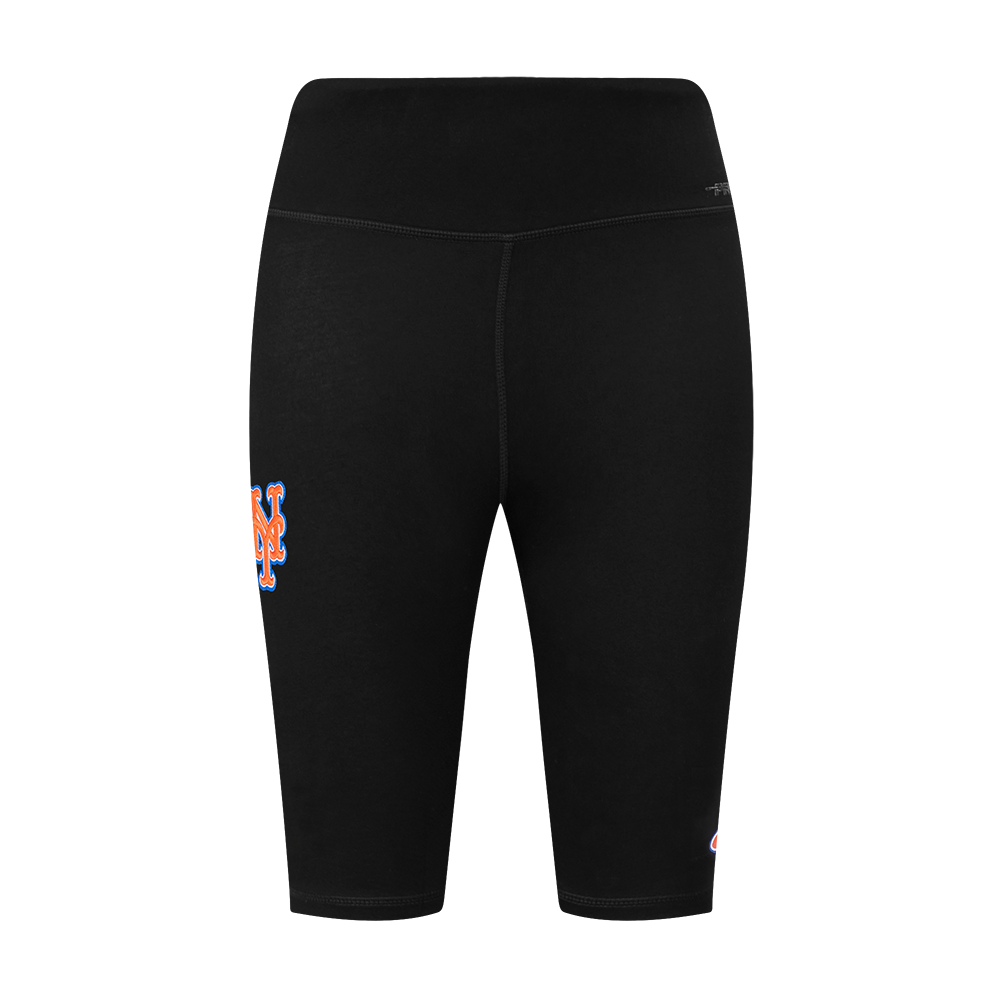 MLB NEW YORK METS CLASSIC WOMEN'S COTTON BIKE SHORT (BLACK)
