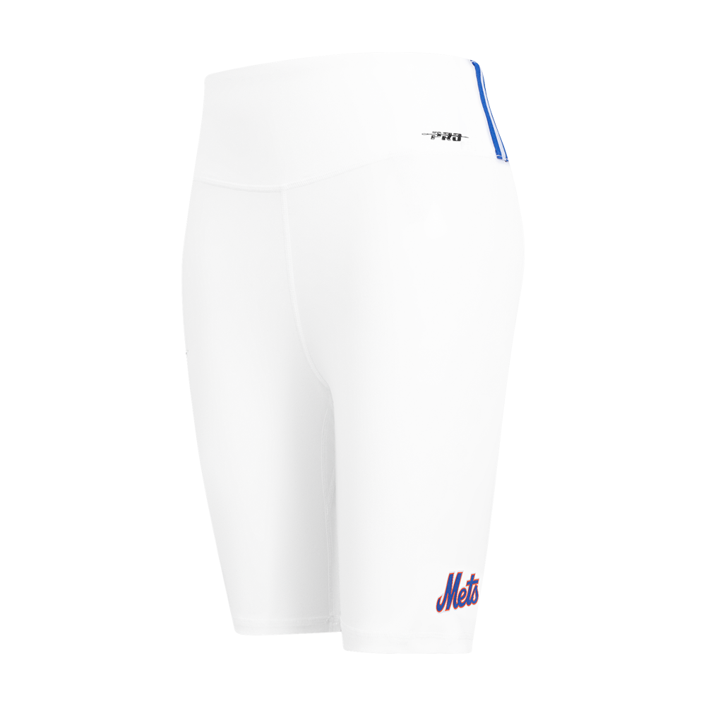 MLB NEW YORK METS CLASSIC WOMEN'S COTTON BIKE SHORT (WHITE)