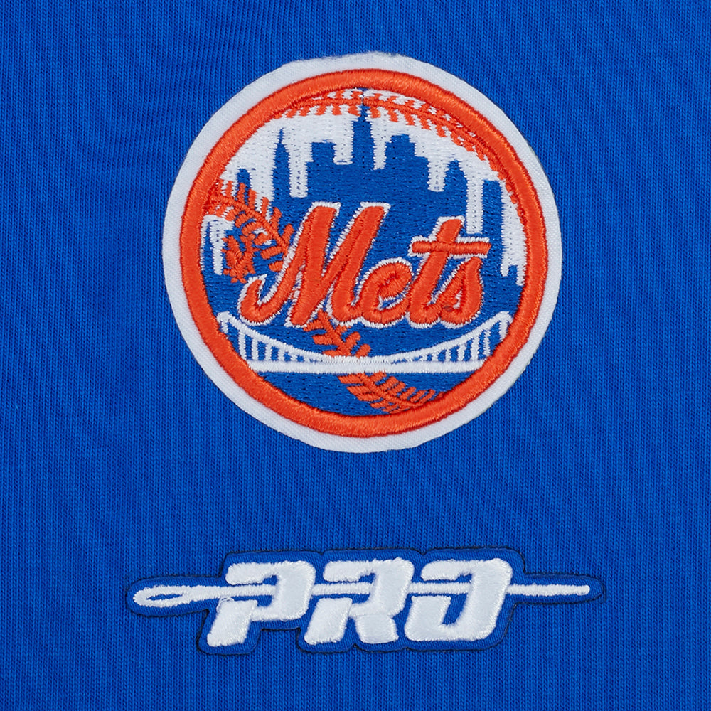 MLB NEW YORK METS RETRO CLASSIC LEGGING EN JERSEY ÉPAIS POUR FEMME (BLEU ROYAL)