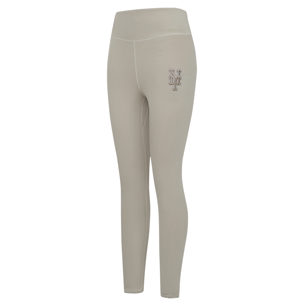 MLB NEW YORK METS NEUTRAL WOMEN'S JERSEY LEGGING (TAUPE)