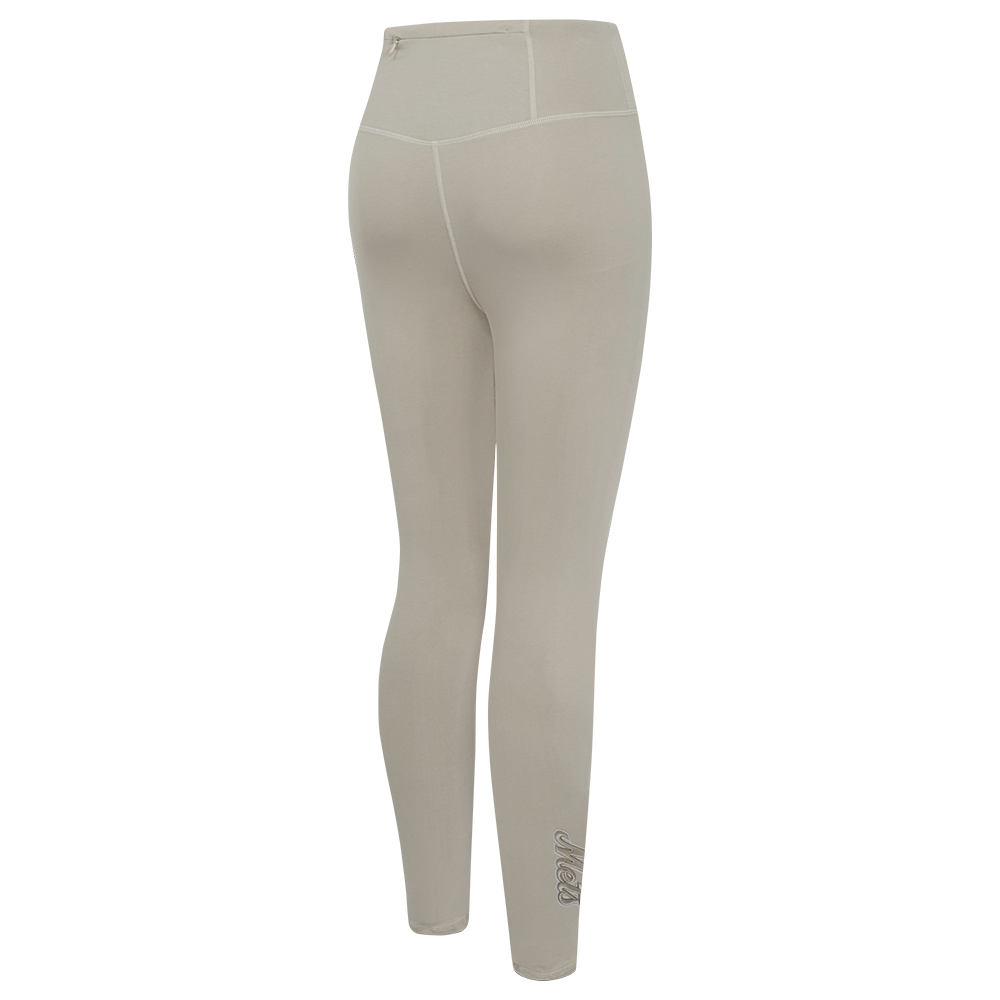 MLB NEW YORK METS NEUTRAL WOMEN'S JERSEY LEGGING (TAUPE)