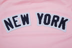 MLB NEW YORK YANKEES CLASSIC CHENILLE HAUT POUR HOMME (ROSE)