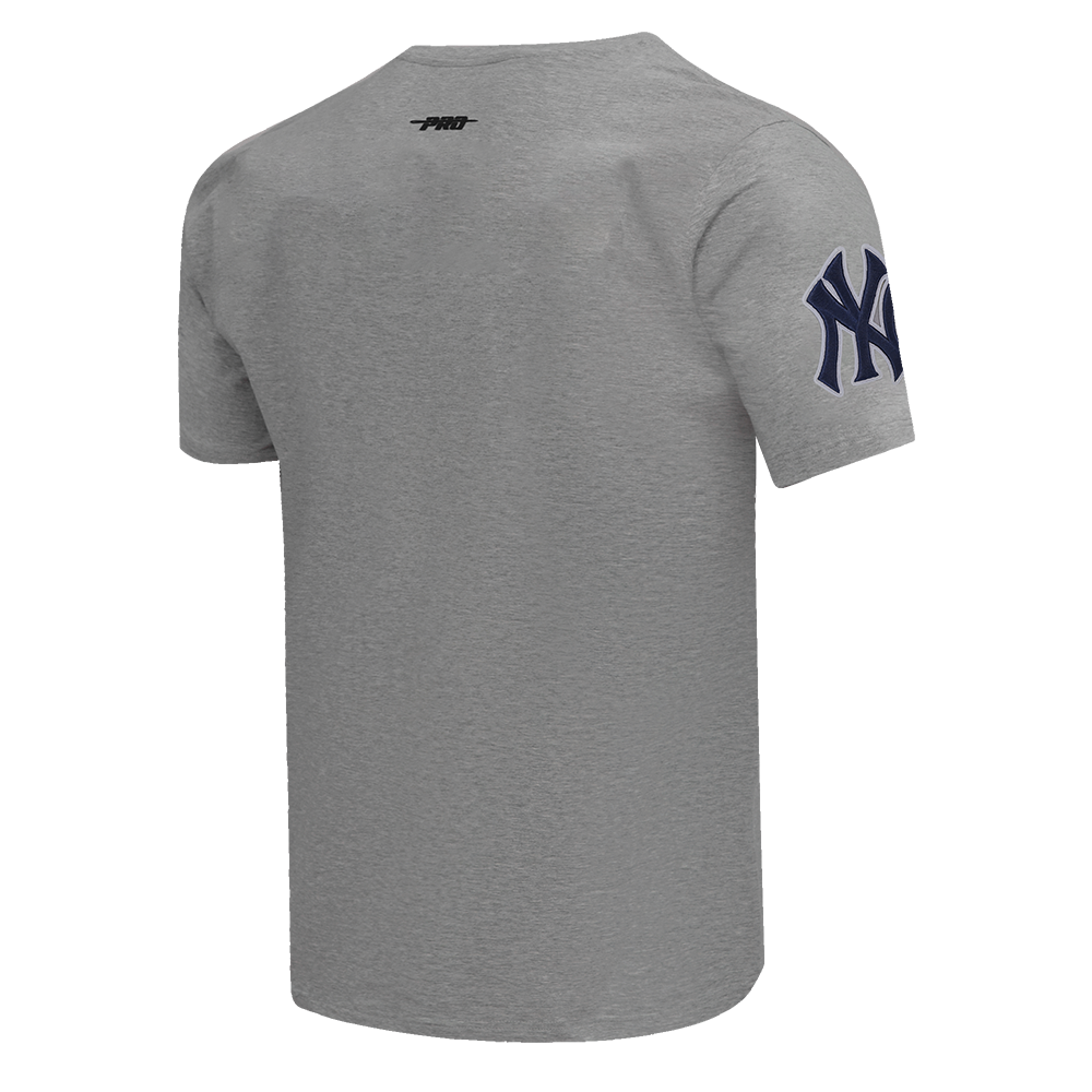 MLB NEW YORK YANKEES SCRIPT TAIL HAUT EN JERSEY SIMPLE POUR HOMME (GRIS)