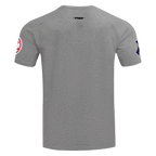 MLB NEW YORK YANKEES SCRIPT TAIL HAUT EN JERSEY SIMPLE POUR HOMME (GRIS)