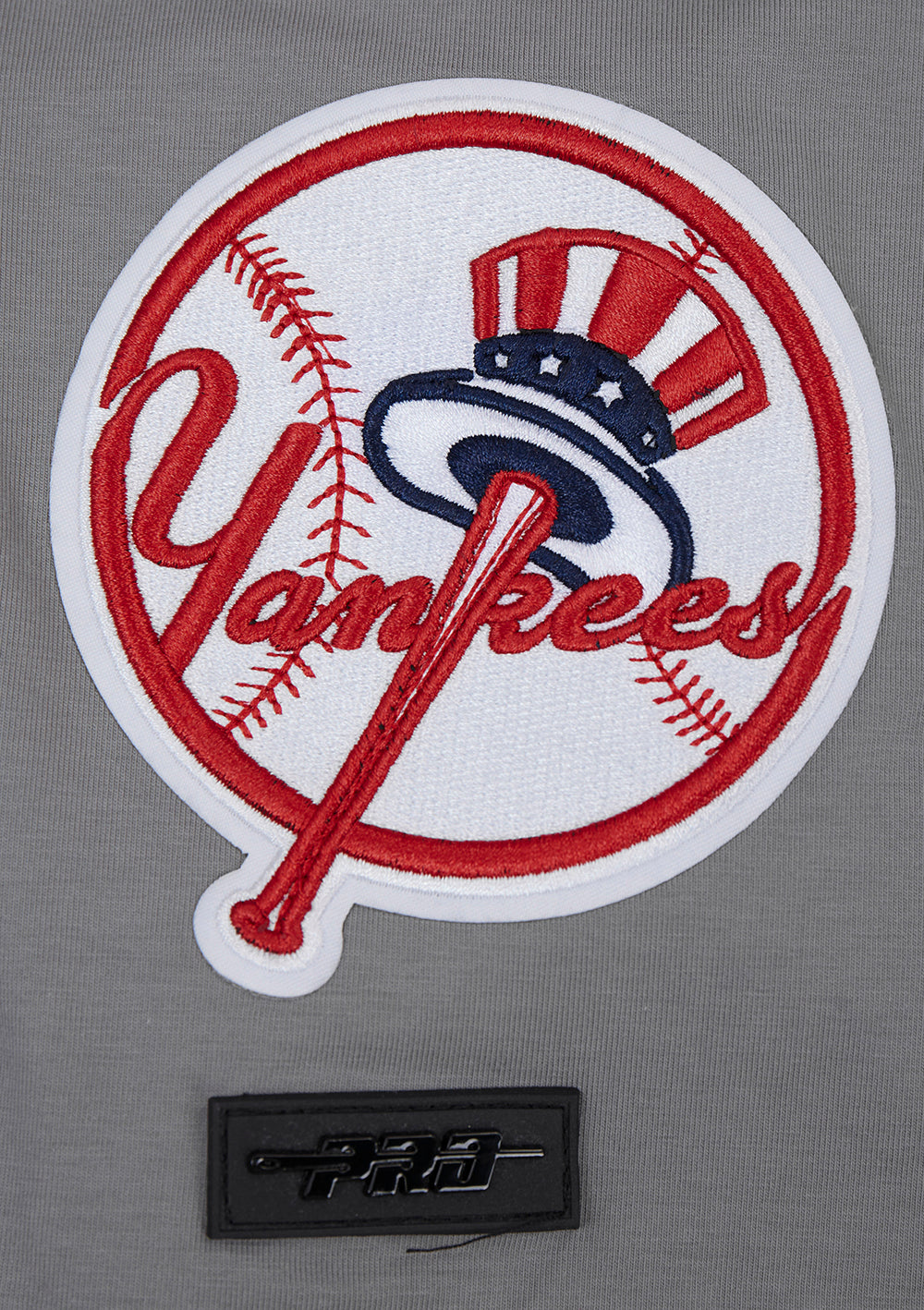 MLB NEW YORK YANKEES SCRIPT TAIL HAUT EN JERSEY SIMPLE POUR HOMME (GRIS)