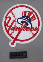 MLB NEW YORK YANKEES SCRIPT TAIL HAUT EN JERSEY SIMPLE POUR HOMME (GRIS)