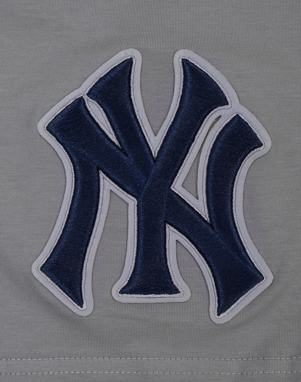 MLB NEW YORK YANKEES SCRIPT TAIL HAUT EN JERSEY SIMPLE POUR HOMME (GRIS)