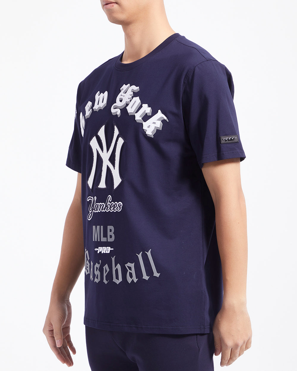 MLB NEW YORK YANKEES OLD ENGLISH MEN'S SJ TOP (MIDNIGHT NAVY)