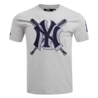 MLB NEW YORK YANKEES MASH UP MEN'S SJ TOP (HEATHER GREY)