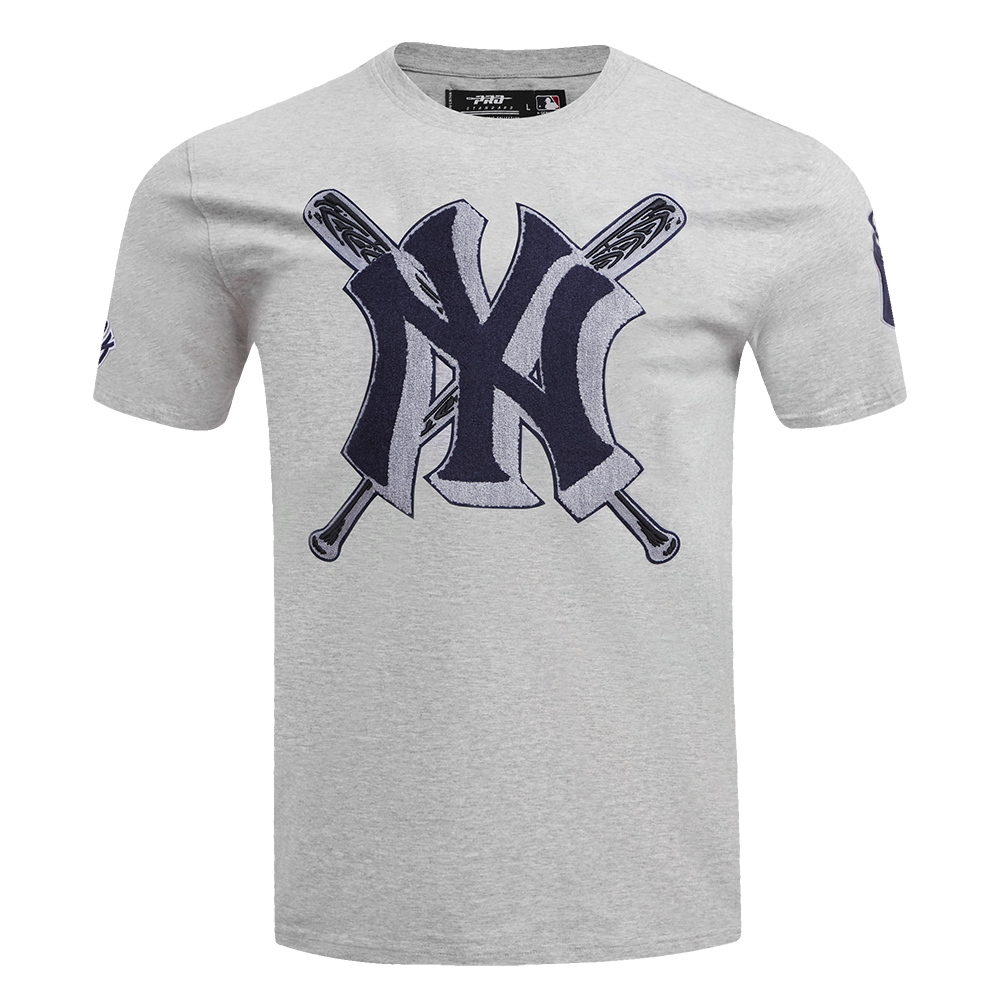 MLB NEW YORK YANKEES MASH UP MEN'S SJ TOP (HEATHER GREY)
