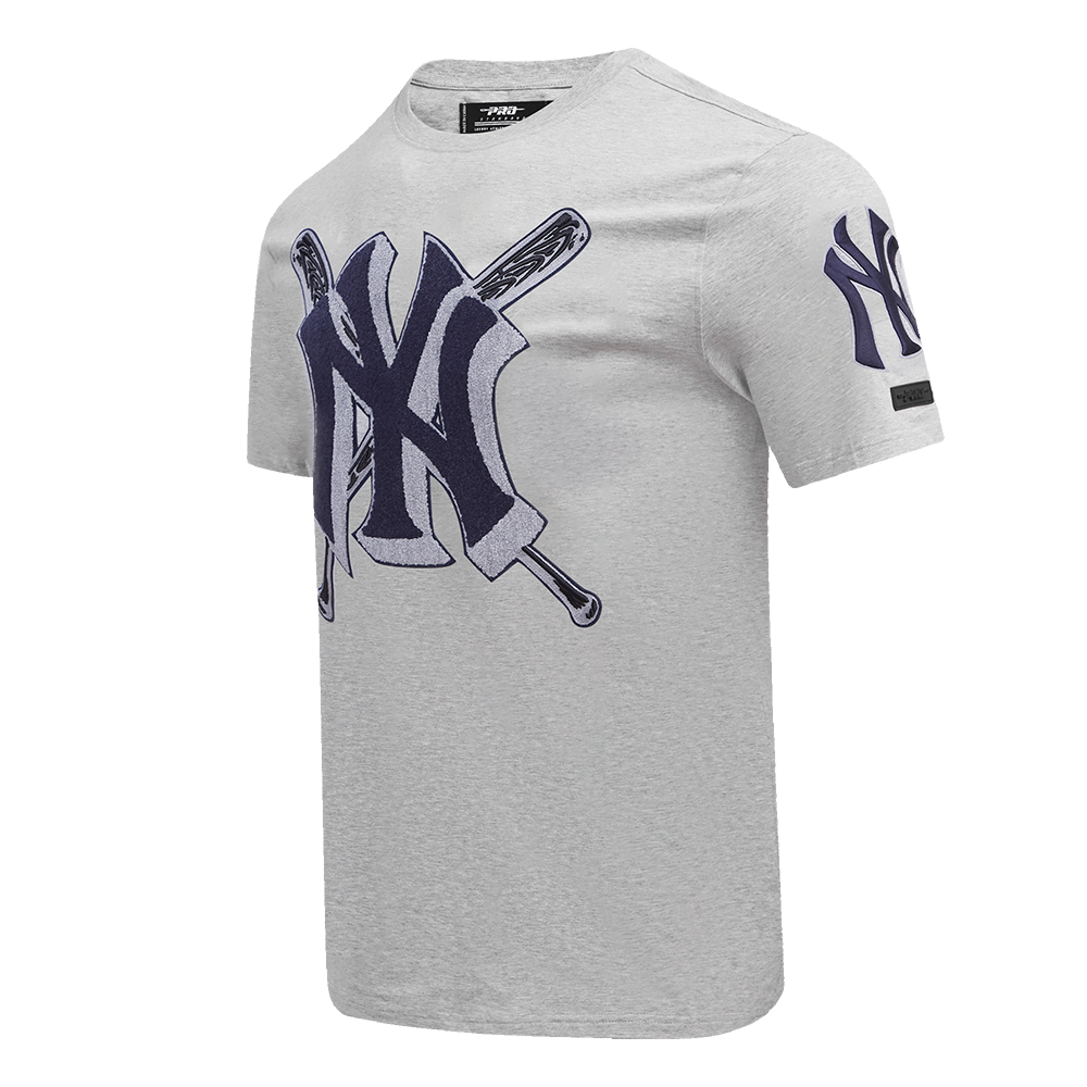 MLB NEW YORK YANKEES MASH UP MEN'S SJ TOP (HEATHER GREY)