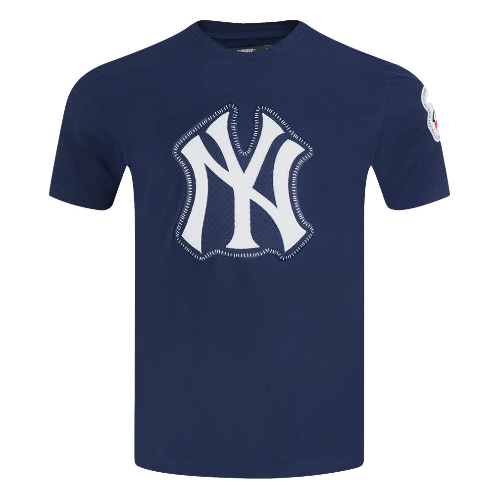 MLB NEW YORK YANKEES DIY PICK STITCH MEN'S SINGLE JERSEY TOP (MIDNIGHT NAVY)